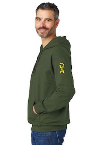 Marina Fire Pullover Hooded Sweatshirt sleeveleft