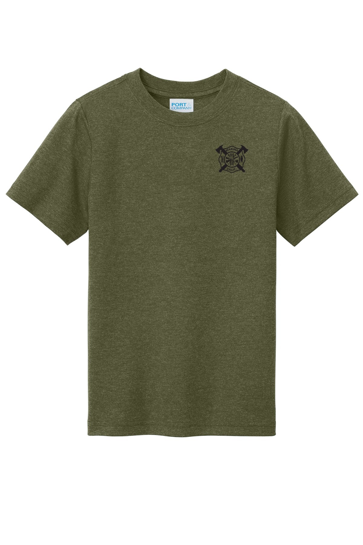 Marina Fire Youth Tri-blend Tee front
