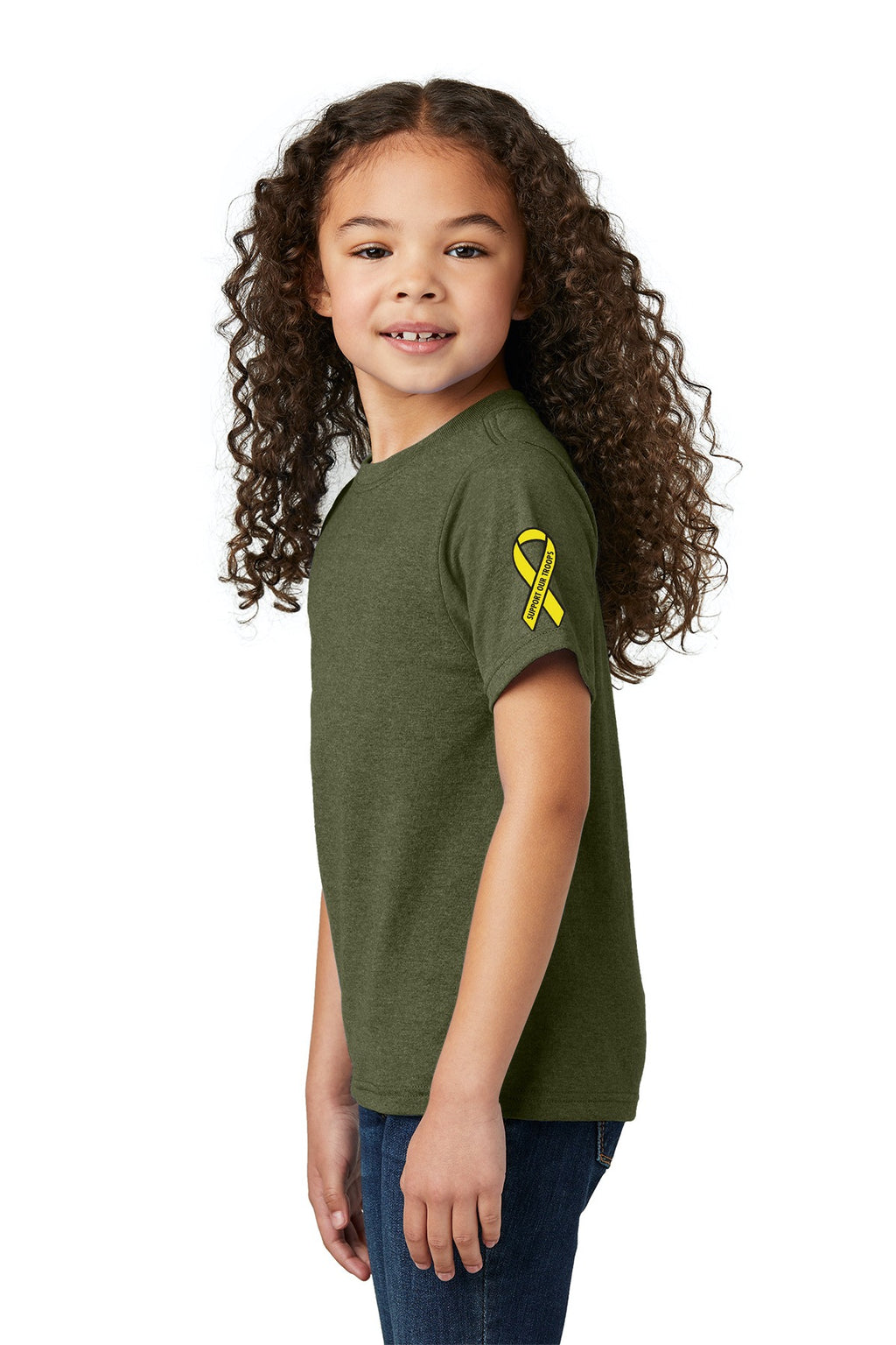 Marina Fire Youth Tri-blend Tee sleeveleft
