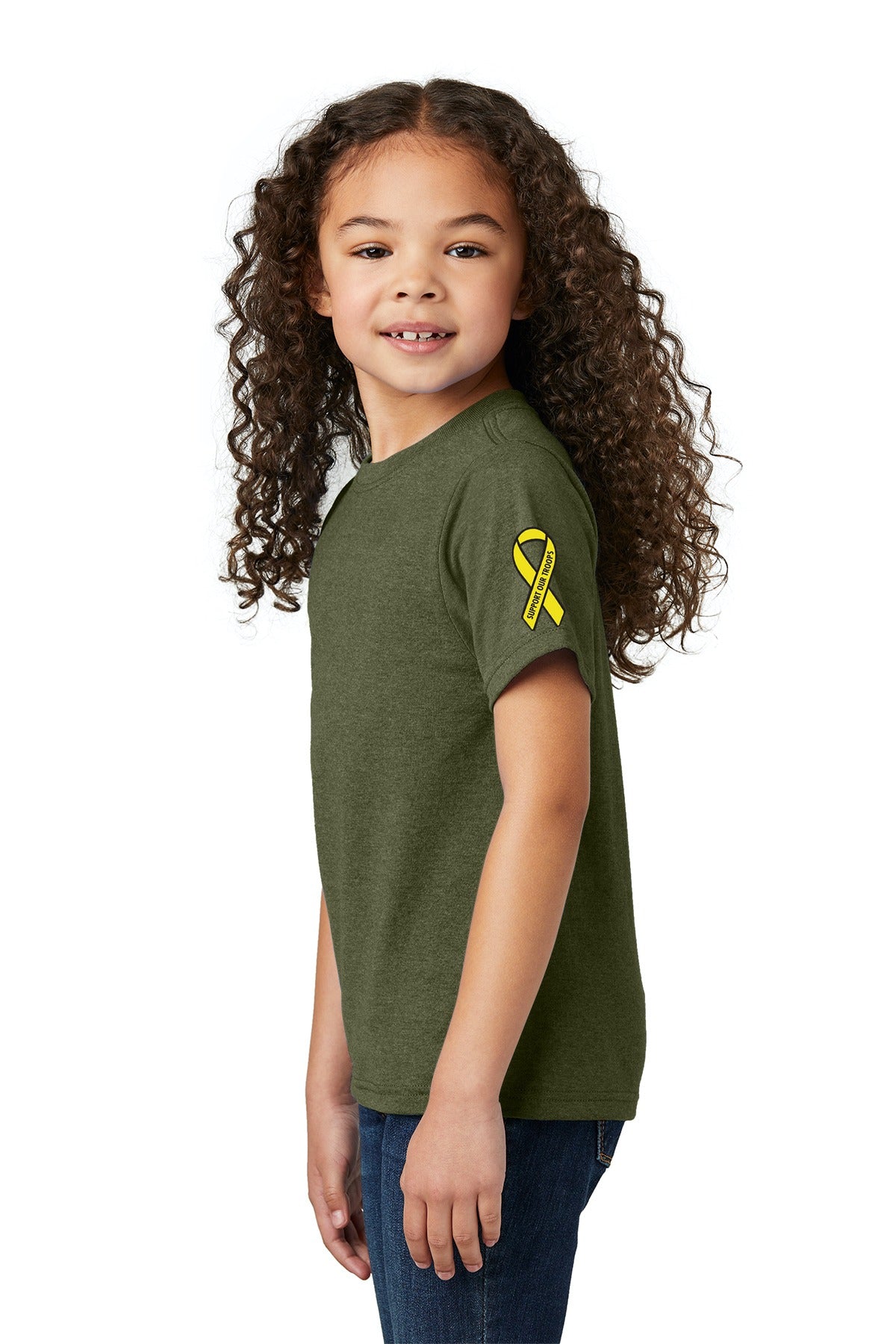 Marina Fire Youth Tri-blend Tee sleeveleft