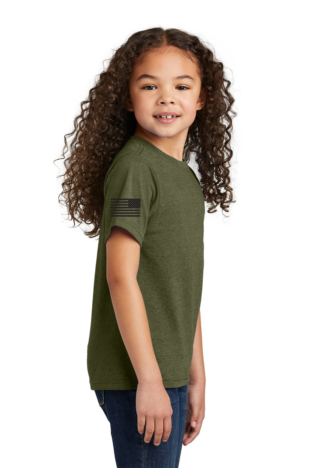 Marina Fire Youth Tri-blend Tee sleeveright