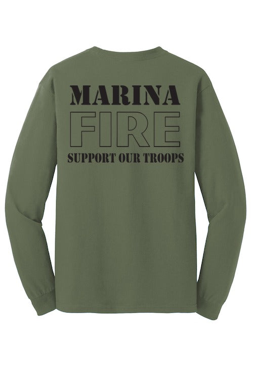 Marina Fire Custom Apparel back