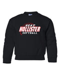 Hollister Heat Softball Youth Heavy Blend Crewneck Sweatshirt front