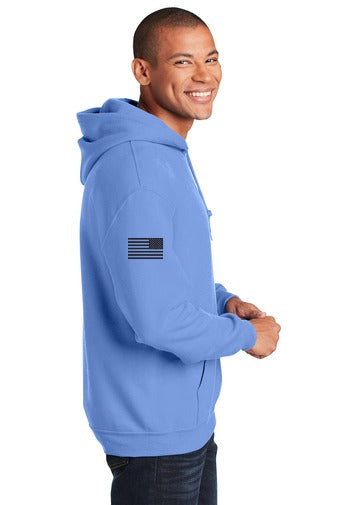 Gildan Heavy Blend Hooded Sweatshirt sleeveleft