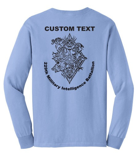 Gildan Ultra Cotton 100% Cotton Long Sleeve T-Shirt back