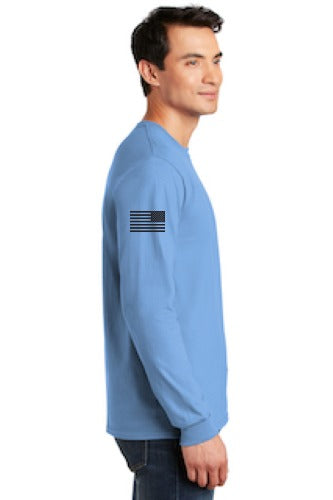 Gildan Ultra Cotton 100% Cotton Long Sleeve T-Shirt sleeveleft
