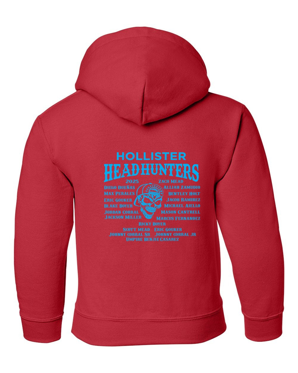 Gildan Youth Heavy Blend Hooded Sweatshirt back