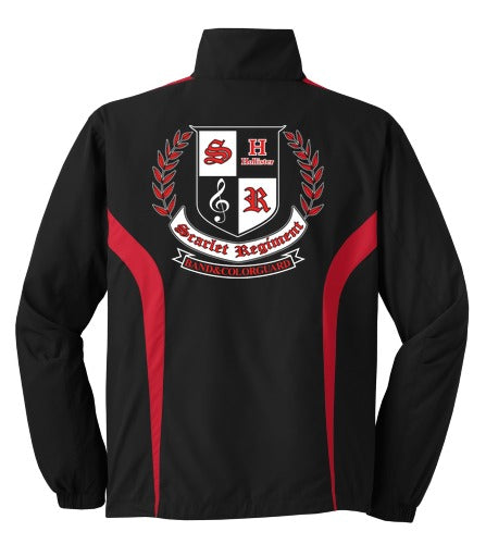 Scarlet Regiment Colorblock Raglan Jacket back