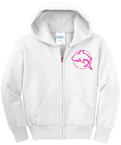 Cerra Vista Elementary School Youth Full-zip Hooded Sweatshirt front