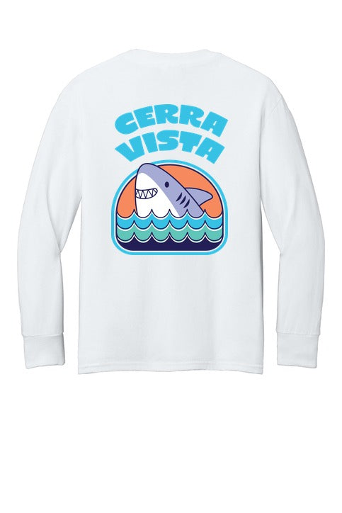 Cerra Vista Elementary School Youth Long Sleeve Core Cotton Tee back