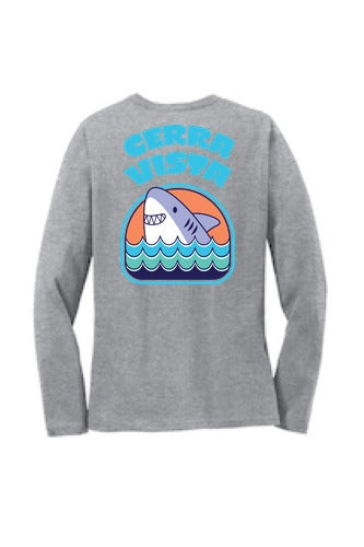 Cerra Vista Elementary School Women's Long Sleeve Core Cotton Tee back