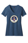 Hollister School District Women's Perfect Blend Cvc V-neck Tee front