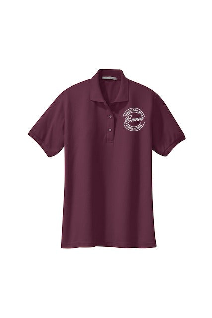Rancho San Justo Staff Ladies Silk Touch Polo front