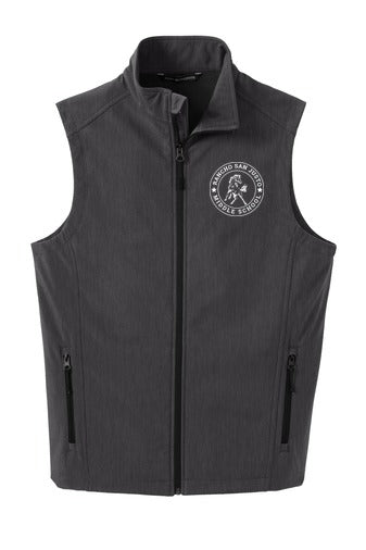 Rancho San Justo Staff Core Soft Shell Vest front