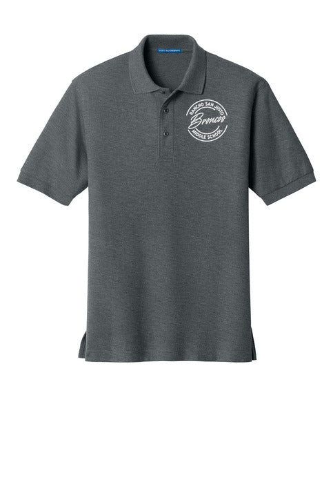 Rancho San Justo Staff Silk Touch Polo front