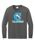 Calaveras Elementary Youth Long Sleeve Core Cotton Tee front
