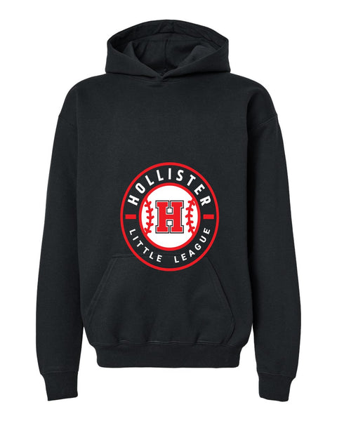 Hollister Little League Youth Midweight Fleece Hoodie front