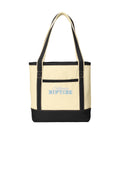 Riptide Softball Medium Cotton Canvas Tote front