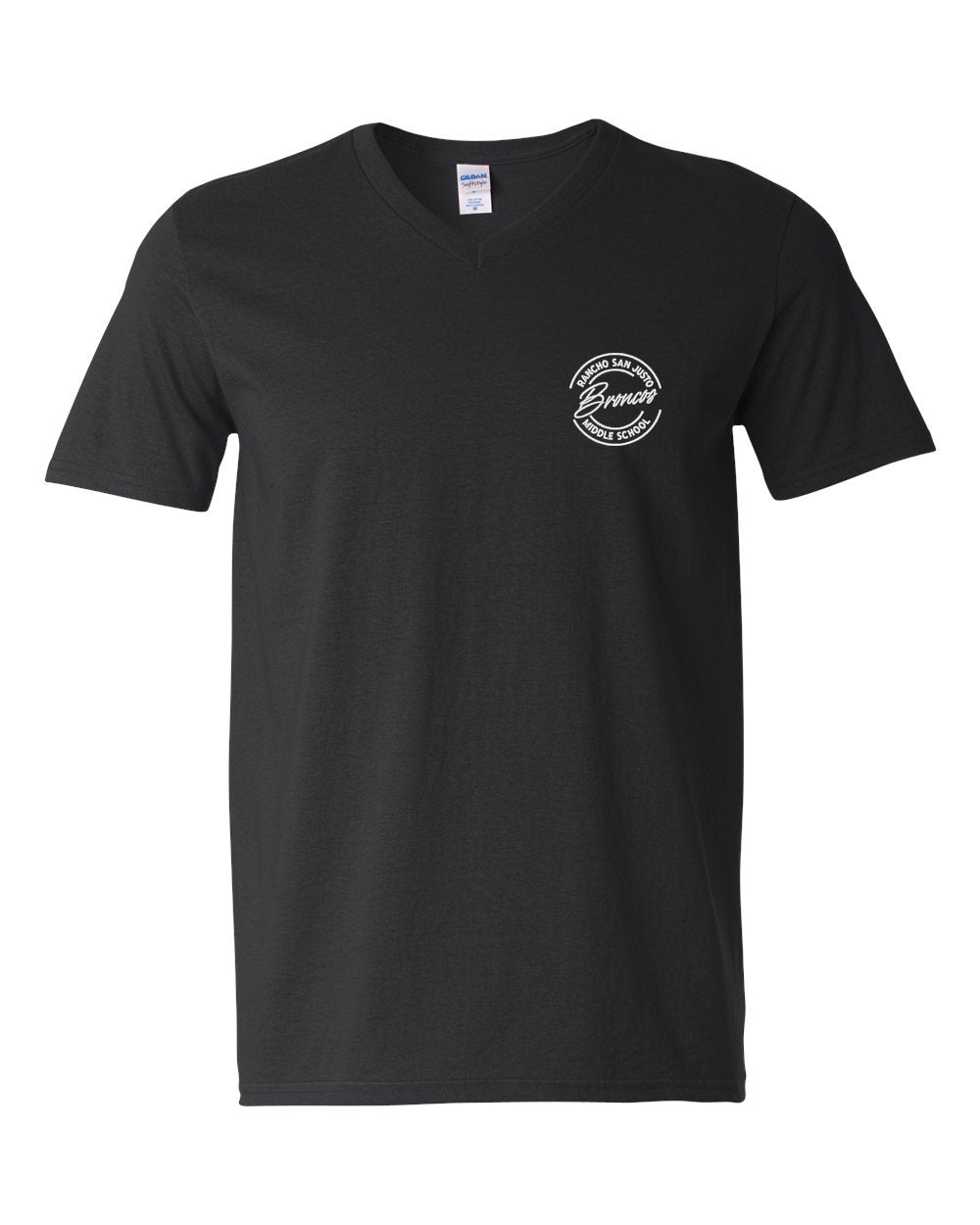 Rancho San Justo Staff V-neck T-shirt front