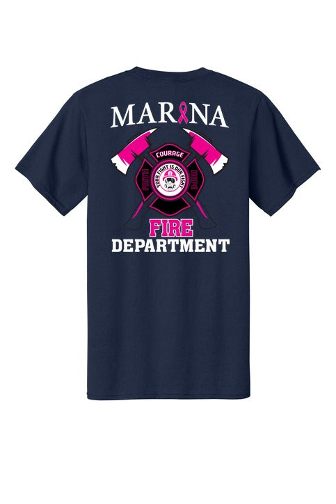 Breast Cancer Awareness Tall Essential T-Shirt back