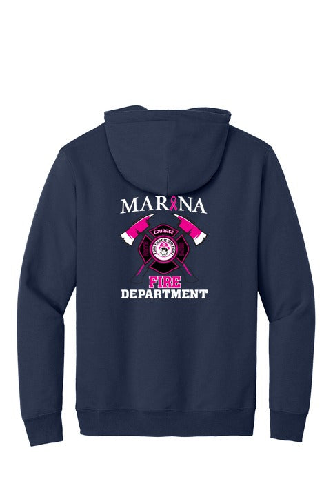 Breast Cancer Awareness Pullover Hooded Sweatshirt back