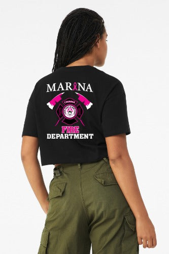 BELLA+CANVAS Women’s Jersey Crop Tee back