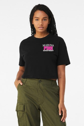 BELLA+CANVAS Women’s Jersey Crop Tee front
