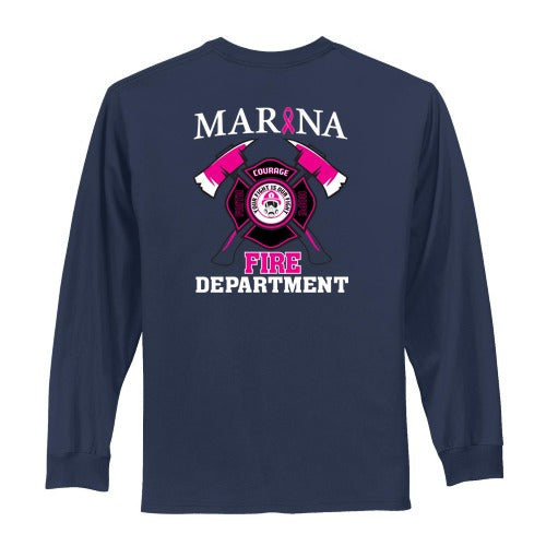 Port & Company Long Sleeve Essential T-Shirt back