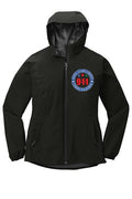911 Tone On Tone Ladies Essential Rain Jacket front