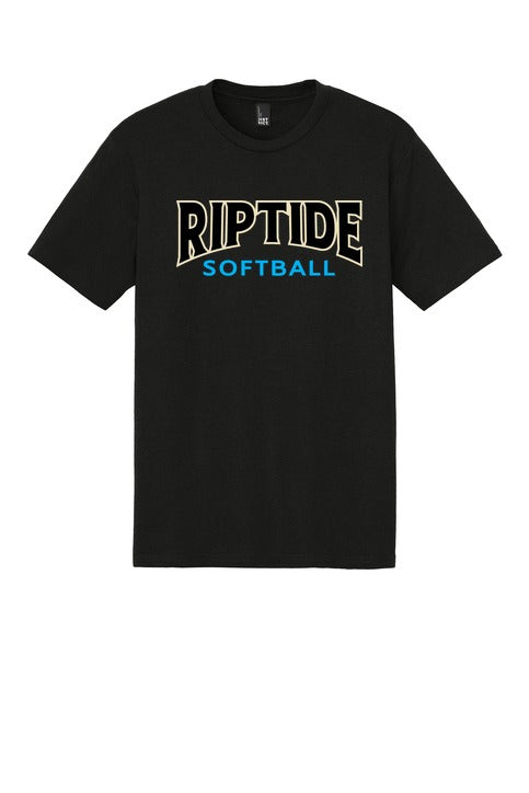 Riptide Softball Made Mens Perfect Tri Crew Tee front