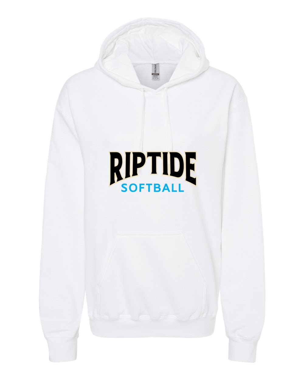 Riptide Softball Pullover Hooded Sweatshirt front