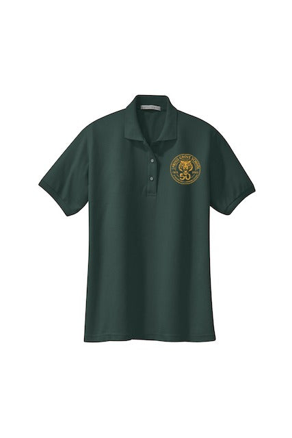Spring Grove School Ladies Silk Touch Polo front
