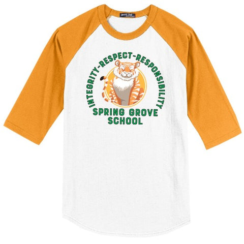 Spring Grove School Colorblock Raglan Jersey front
