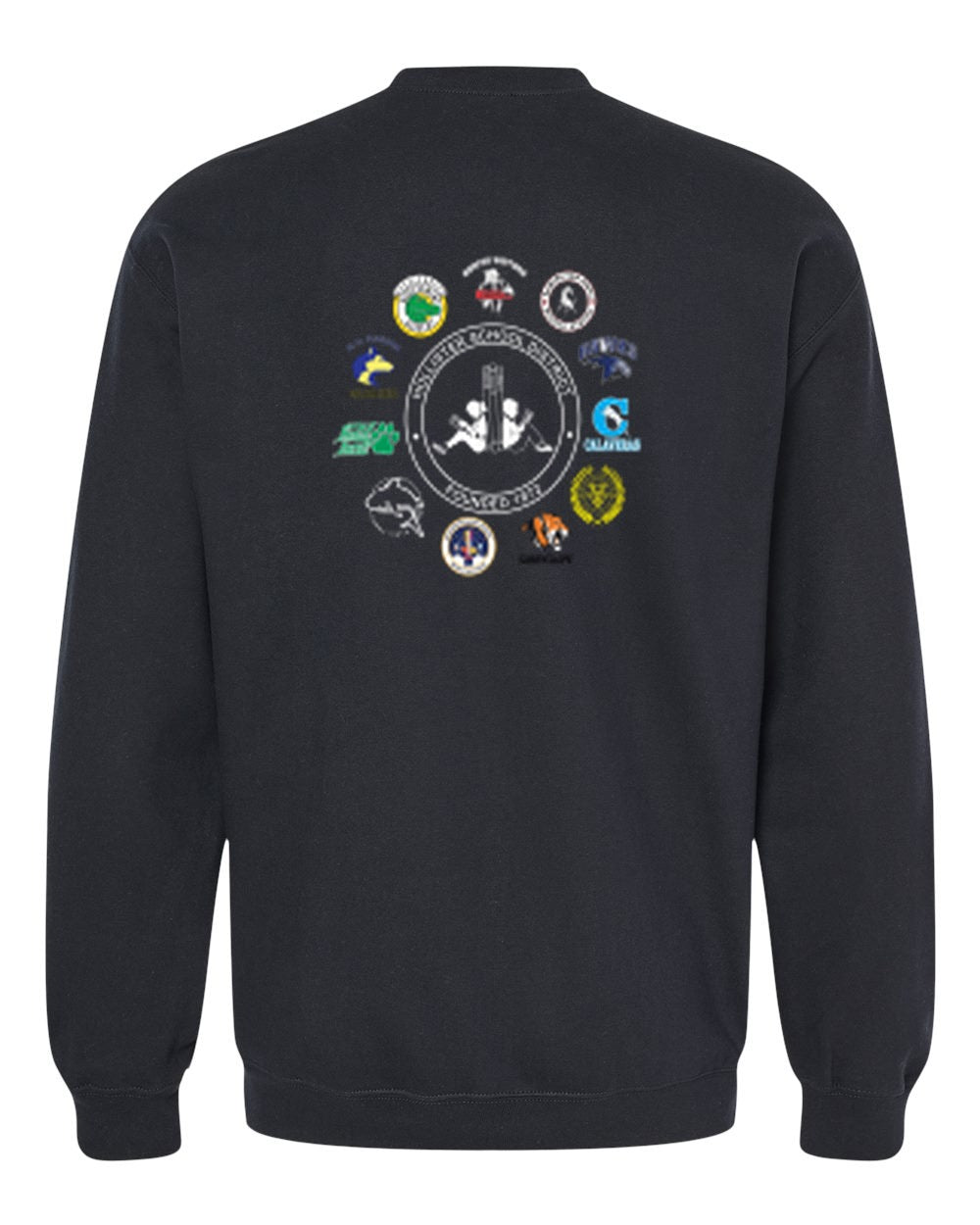 Hollister School District Crewneck Sweatshirt back