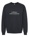 Hollister School District Crewneck Sweatshirt front