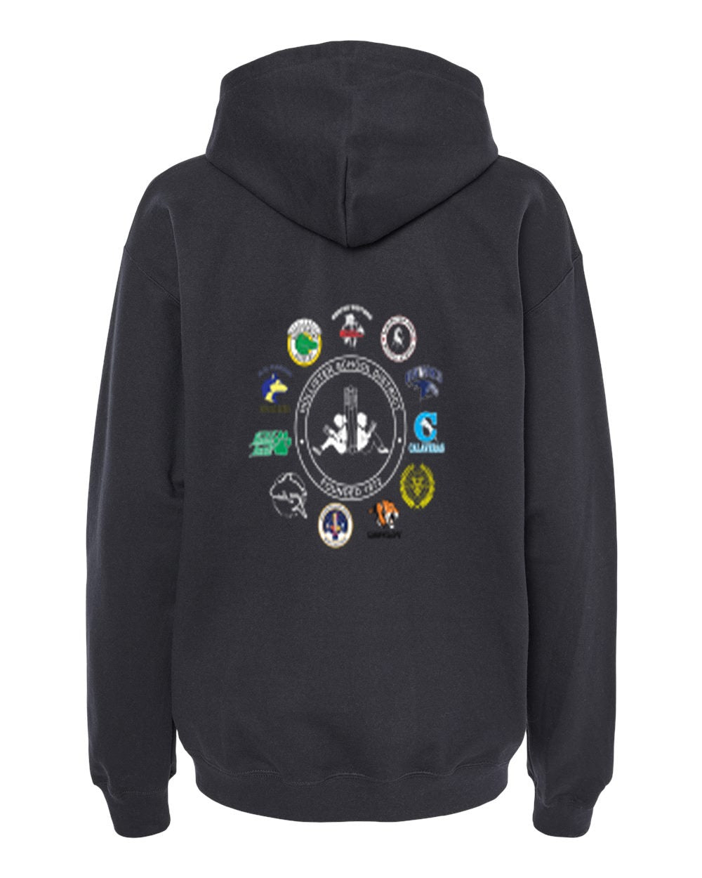 Hollister School District Pullover Hooded Sweatshirt back