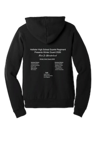 BELLA+CANVAS Unisex Sponge Fleece Pullover Hoodie back