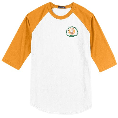 Spring Grove School Colorblock Raglan Jersey front