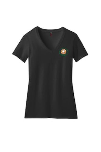 Spring Grove School Women's Perfect Blend Cvc V-neck Tee front