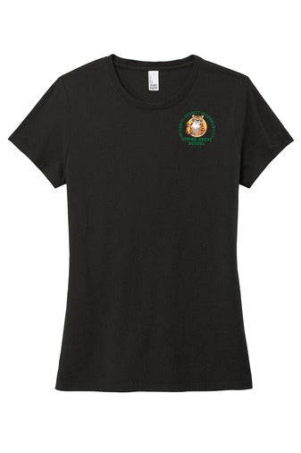 Spring Grove School Made Ladies Perfect Tri Crew Tee front