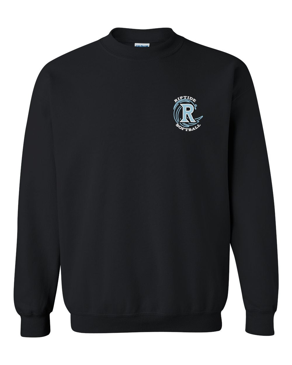 Riptide Softball Heavy Blend Crewneck Sweatshirt front