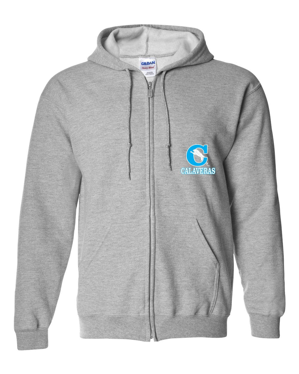 Calaveras Elementary Heavy Blend Full-zip Hooded Sweatshirt front