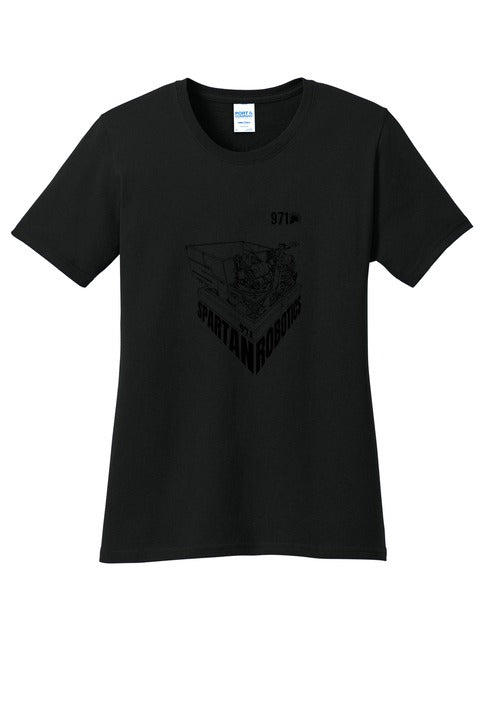 Port Company Ladies 100 Cotton T Shirt front