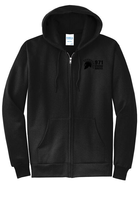 Port & Company Classic Full-Zip Hooded Sweatshirt front