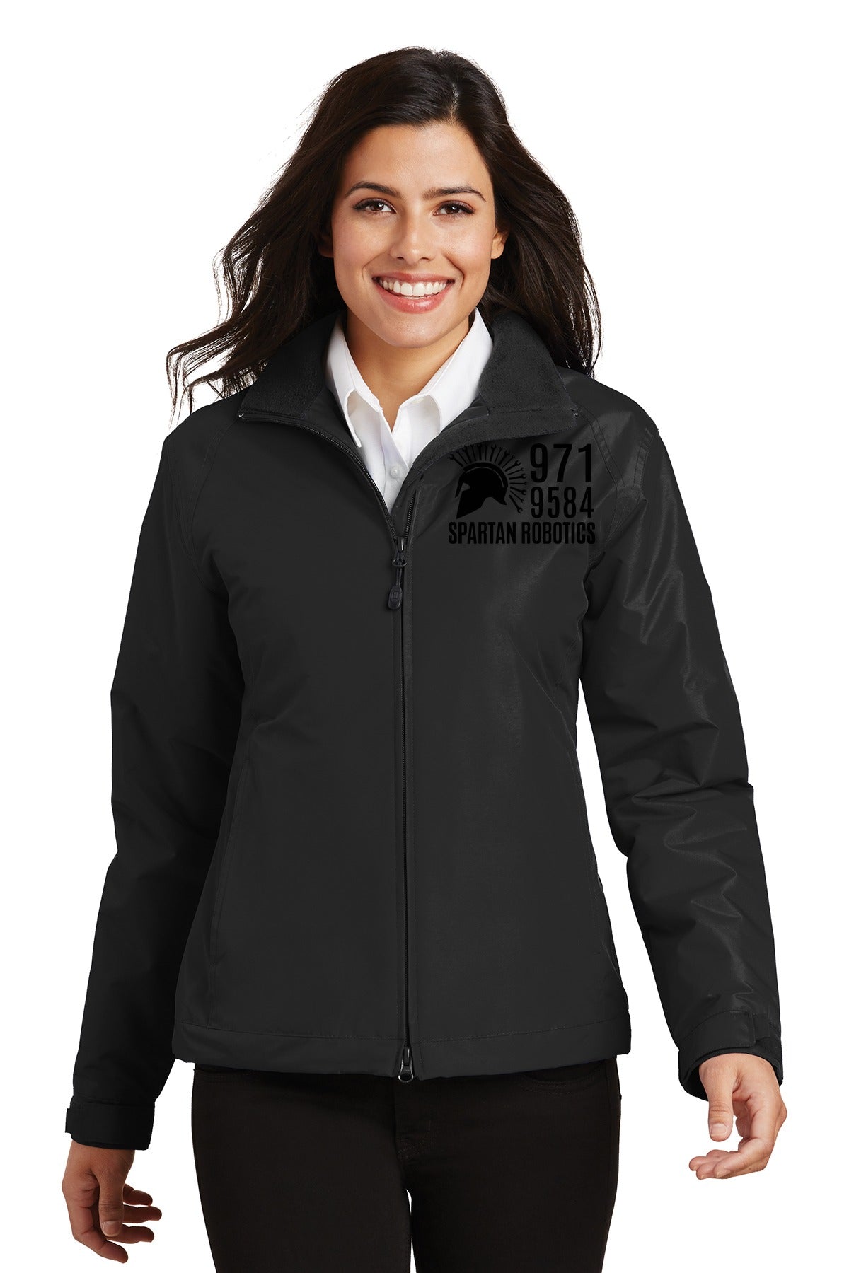 Port Authority Ladies Textured Soft Shell Jacket front
