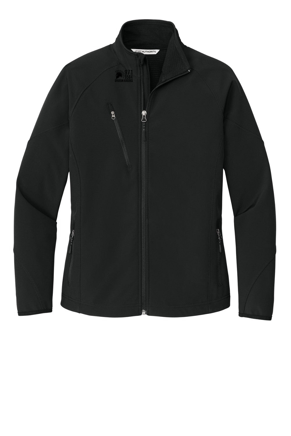 Port Authority Ladies Textured Soft Shell Jacket front