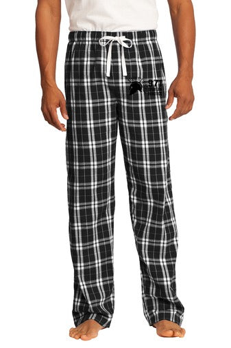 District Young Mens Flannel Plaid Pant front