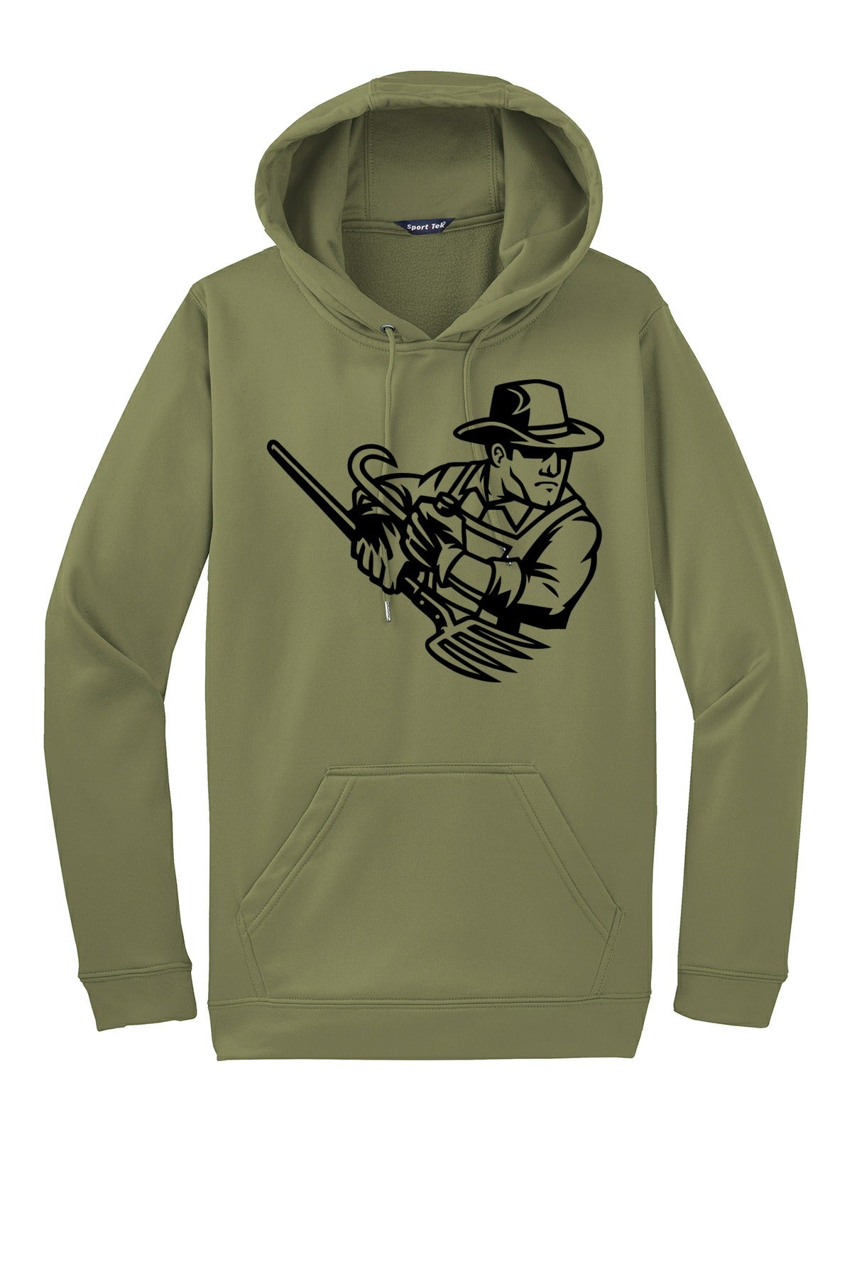 Hollister High School Softball Sport-wick Fleece Hooded Pullover front