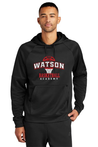 Watson Academy Nike Therma-fit Pocket Pullover Fleece Hoodie front