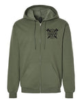 Marina Fire Full-zip Hooded Sweatshirt front